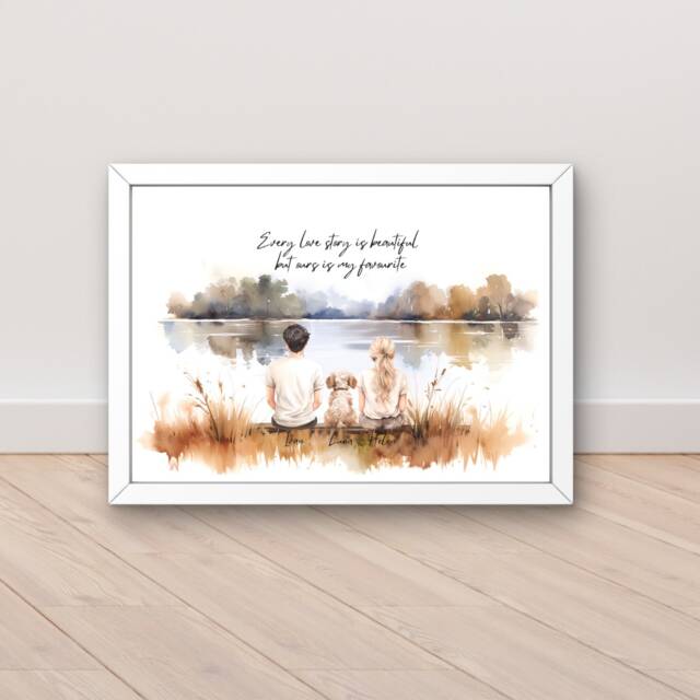 Mothers Day Gift From The Dog, Gifts Pet, Dog Mum Print, Pet Parent Gift, Lover Ideas, Present For Owners, Portraits - image 1