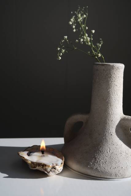 Oyster Candle Shells - image 1