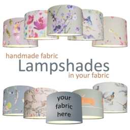 Lampshades Handmade in Your Own Fabric Bespoke Various Sizes Free Delivery - thumbnail 2