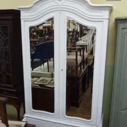 Stunning French Louis Xv Style Mirrored Armoire - thumbnail 3