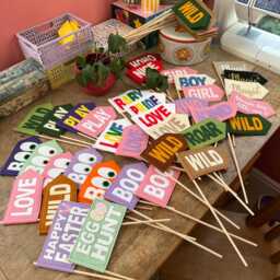 Felt Flag Kids Decor - Playroom, Nursery & Children's Room Decoration - thumbnail 2