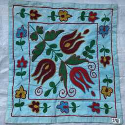 Seat Of 4 Pieces Embroidery Work Cushion , 40x40cm - thumbnail 2