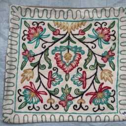 Seat Of 4 Pieces Embroidery Work Cushion , 40x40cm - thumbnail 3