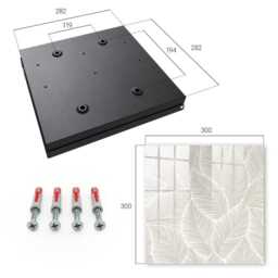 Peaceful Leaves Key Cabinet For Home, Beige Box Minimalist Flowers & Plants, Lovers Of Nature Harmony - thumbnail 4