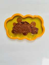Juicy Steak Wall Art/ Dopamine Decor/ Maximalist Fake Food/ Food Pop Sculpture/ Funky Gift Idea - thumbnail 1