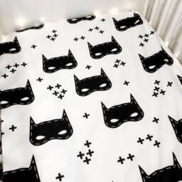 Batmask Superhero Bedding, Duvet Covers, Fitted Sheets, Bat Decor, Children's Bats, Monochrome Pillow Cases