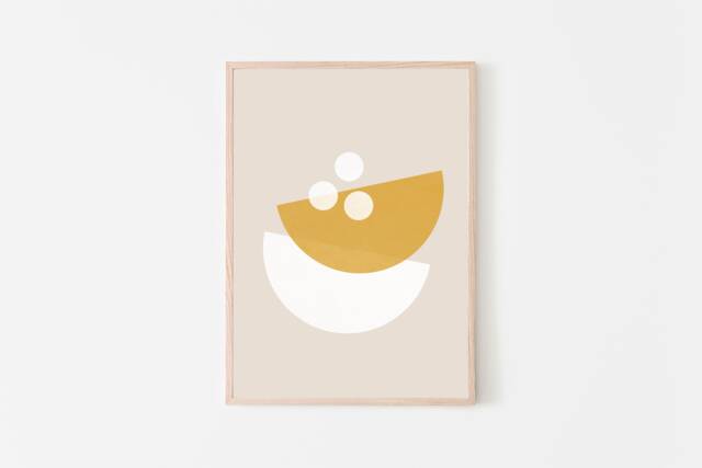 Hobakjuk Art, Korean Pumpkin Porridge Asian Food Giclee Print, Fine Art Paper Home & Kitchen Decor For The Food Lover - image 1
