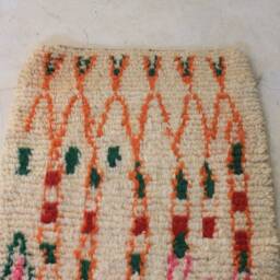 Custom Runner Moroccan Hand Knotted Runner Rug, Wool Rug Shaggy Authentic Moroccan Rug, Fluffy Rug - thumbnail 4