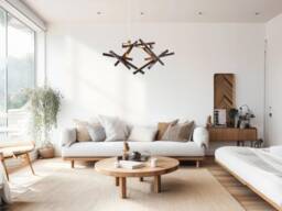 Wooden Chandelier-Interstellar-Led Pendant-Led-Loft Wooden Light-Loft-Designer Lighting-Modern Lighting-Wooden-Modern-Wooden Art-Modern Deco