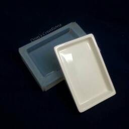 Large Soap Dish Resin, Clay Clear Silicone Mold - thumbnail 4