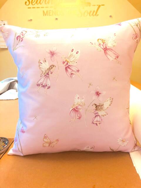 Cushion Fairy Girls Bedroom Gift Pink Birthday Fairies