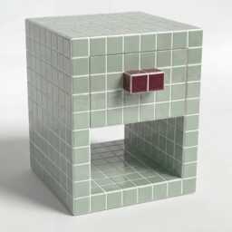 Tiled Nightstand With Drawer, Bloc - thumbnail 4