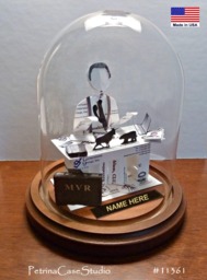 Business Card Sculpture Financial Advisor Gift, Desk Decor - thumbnail 1