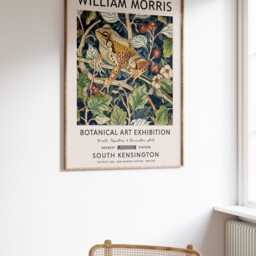 William Morris Print, Exhibition Poster, Kew Gardens London Vintage Wall Art, Frog Art - thumbnail 2