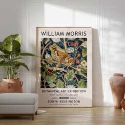 William Morris Print, Exhibition Poster, Kew Gardens London Vintage Wall Art, Frog Art - thumbnail 3
