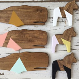 Whale Home Decor, Copper Metallic Geometric, Stained Wooden Silhouette, Minimal Scandinavian Wall Art, Boho, Nautical, Gift W1726 - thumbnail 3