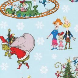 Grinch Whoville Christmas Toddler & Nursery Bedding, Crib Sheets, Baby Blanket, Dr. Seuss - thumbnail 3