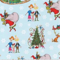 Grinch Whoville Christmas Toddler & Nursery Bedding, Crib Sheets, Baby Blanket, Dr. Seuss - thumbnail 4