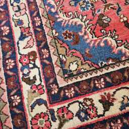 4.4 X 7 Vintage Aged Quality Turkish Caucasian Ushak Rug Hand Knotted - thumbnail 3
