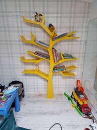 Tree Bookshelf & Toys, Bookshelf, Rustic Bookshelf, Tree Shelf, Nursery Magic Tree, Products