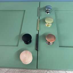 Custom Painted Backless Entry Shoe Storage Bench, Narrow Window Seat, Pine Wood - 3-5Ft - thumbnail 4