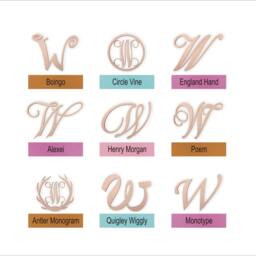Large Wooden Letter W Personalized Wall Decor For Bedrooms Or Wreaths - thumbnail 2