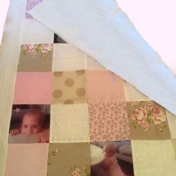 Christmas Gift .coming Home Baby Girl Blanket. Baby .personalized Quilt, Toddler Flowers Pattern Blanket, Little Gift - thumbnail 2