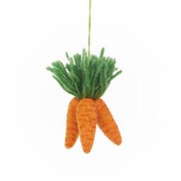 Christmas Eve Essentials Set Handmade Needle Felt Wool Hanging Decorations - thumbnail 3