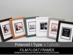 Polaroid I-Type Film Float Frame - Suits One - Wooden Photo