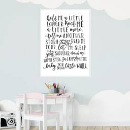 Wall Art Nursery, Decor Artwork For Large Nursery Decor, Baby's Room Editable - thumbnail 1