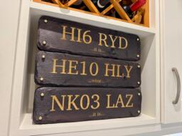 Handmade Custom Wooden Plaque - Personalised Text Sign Choice Of Stain Colour & Screw Caps Engraved Wall Decor Rustic Gift For Home - thumbnail 1