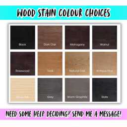 Handmade Custom Wooden Plaque - Personalised Text Sign Choice Of Stain Colour & Screw Caps Engraved Wall Decor Rustic Gift For Home - thumbnail 4