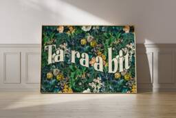Black Country Slang Print Ta-Ra A Bit, Yam Typography - thumbnail 1