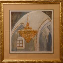 Chandelier - Professional Printing - Or Original Acrylic Paint