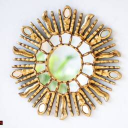 Handmade Sunburst Mirror 11.8 - thumbnail 2
