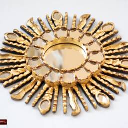 Handmade Sunburst Mirror 11.8 - thumbnail 3