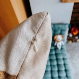 Evie The Elephant Nursery Cushion Cover - Safari Theme Scandi For Childrens Bedrooms & Nurseries - thumbnail 2