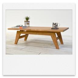 Classic Mid Century Coffee Table, Scandi Style, Solid Wood, Made in The Uk, Options On Colors, Range Of Sizes - thumbnail 2