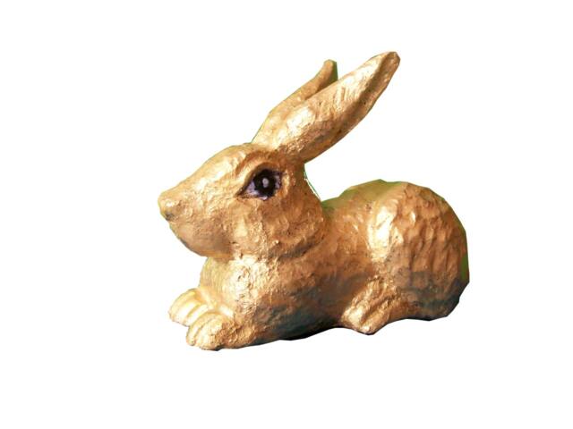The Wooden Rabbit Figurine Handcarved in Wood - image 1