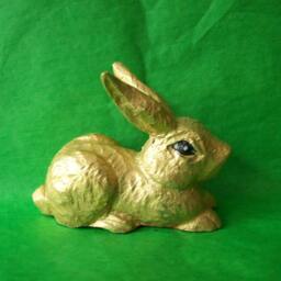 The Wooden Rabbit Figurine Handcarved in Wood - thumbnail 3