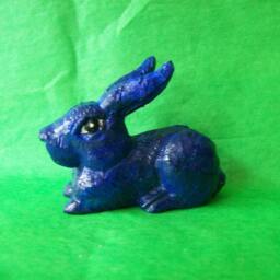 The Wooden Rabbit Figurine Handcarved in Wood - thumbnail 2