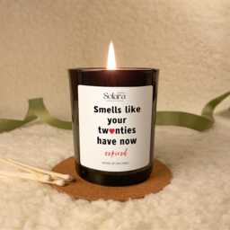 Funny 30Th Birthday Scented Soy Candle Gift Set Custom Message - thumbnail 1