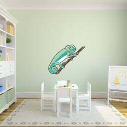 Chameleon Wall Sticker , Reptile Stickers Jungle Theme Decor - Thevinylcreations - thumbnail 2