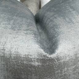 Brushed Style Surface Textured Cushion Cover, Decorative Pillow Grey - Smoke Clarke & Alessia Fabric - thumbnail 3