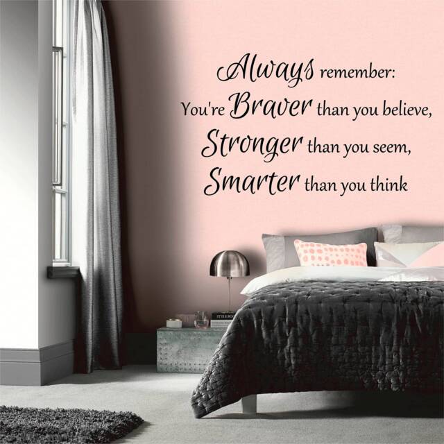 Always Remember - 0112, Wall Art Decal, Transfer, Mural, Sticker, 75 Colours, 5 Sizes, Interior Or Exterior Use , Easy To Apply - image 1