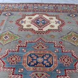 8'3x9'9 Ft Luxury Farmhouse Rug - Handmade Medallion Wool Afghan New Mamluk Design Area Rug, Bedroom Living Room Office D??cor - thumbnail 3
