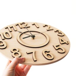 Round Large Wall Clock Kids Home Office Kitchen Wall Art Children Room Valentine Day Gift - thumbnail 3