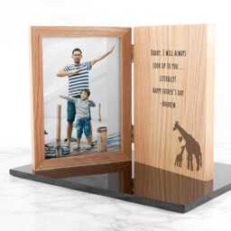 Personalised Giraffe Book Photo Frame - thumbnail 1