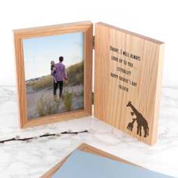 Personalised Giraffe Book Photo Frame - thumbnail 3