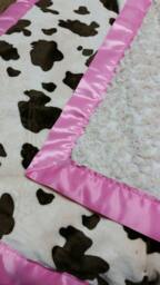 Western Baby Blanket - Cowpony Girls